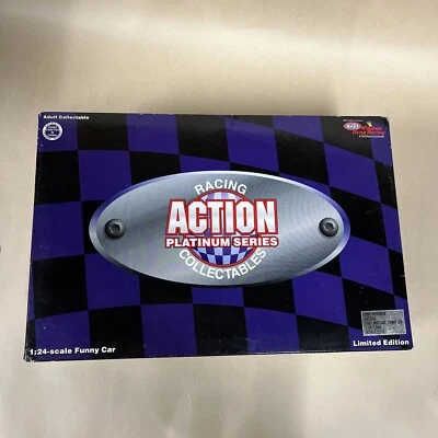 Coche divertido Mustang Action Platinum Tony Pedregon Castrol 1997 1/24 nuevo caja abierta Foto 1 de 4