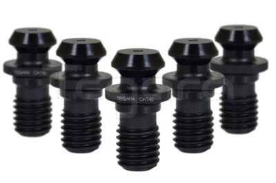 Perilla de retención de perno de tracción Shars 5 piezas se adapta a Mazak Fadal CAT40 CNC nueva P[ Foto 1 de 4