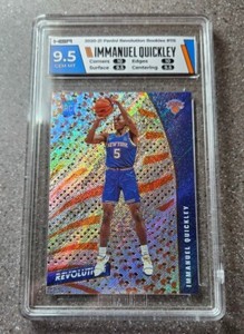 2020-21 Panini Revolution #115 HGA 9.5 GEM MT Rookie RC Immanuel Quickley Knicks