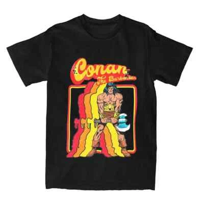 Funny Magic Moovie Conan The Barbarian T Shirt Men Women Pure Cotton Tee Shirt N - Image 1 of 3