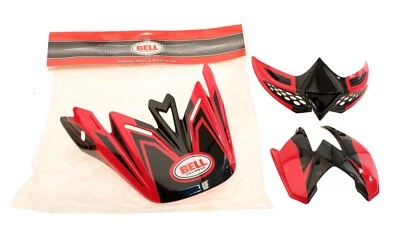Cascos Bell Visera Rojo/Negro "Deuce" Mediano 114636 NUEVO Antiguo Stock *Ropa de Estantería* Foto 1 de 4