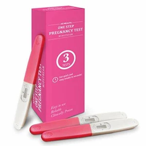 AZHEALTH One Step Early Detection Pregnancy (HCG) Test Midstream Sticks- 3 Count - Picture 1 of 5