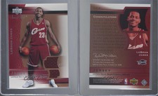 2003-04 Upper Deck Sweet Shot Game Jersey LeBron James #LJ-J Rookie RC