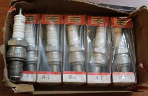 Champion Spark Plugs N-7 Pack of 6 - Picture 1 of 3