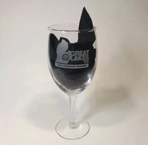 Porsche Parade 1988 Porsche Etched Glassware 34th Great Lakes PCA - Picture 1 of 6