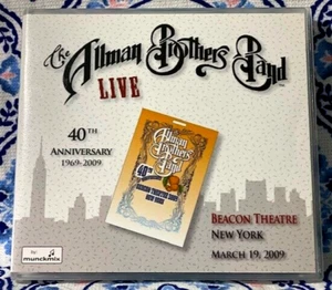 ALLMAN BROTHERS BAND Live 3-19-09 Beacon Theatre NY 3CD w/ Tedeschi and Clapton - Picture 1 of 2