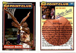 Charles Smith 1992 Topps Basketball Card 207  New York Knicks