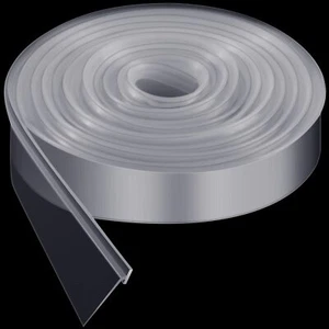 Shower Door Bottom Seal 108 Inch Shower Door Seal Strip Silicone Shower Bottom W - Picture 1 of 6
