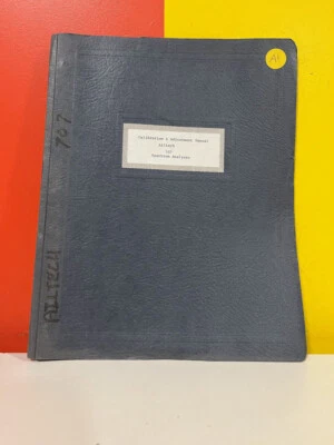 Ailtech 707 Spectrum Analyzer Calibration & Adjustment Manual - Image 1 of 2
