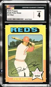 1975 Topps Pete Rose #320 CGC 4 VG/EX Cincinnati Reds - Picture 1 of 2