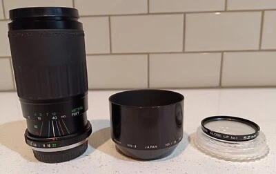 Vivitar 70-210mm f4.5-f5.6 Macro 1:4x Lens For Yashica & Contax w/ Filter & Hood - Image 1 of 4