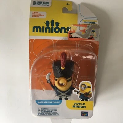 Figura de acción de la película Vive Le French Minion Despicable Me Thinkway Toys 20218  Foto 1 de 4