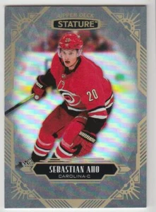 2020-21 Upper Deck Stature Sebastian Aho Carolina Hurricanes #52 - Picture 1 of 2