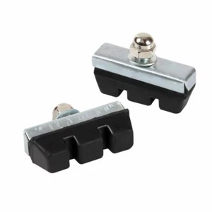 PAAR BREMSBELÄGE FÜR FAHRRAD HOLLAND SPORT GEZAHNT MIT MUTTER [ERSATZTEIL] - Bild 1 von 1