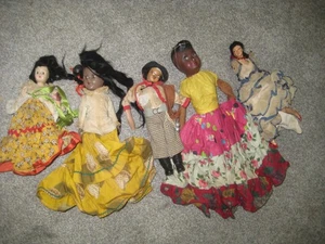 5 creepie scary dolls/Halloween props/8 to 13 inches/ one time offer/vintage - Picture 1 of 16