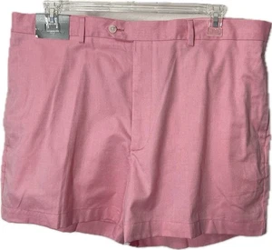 Daniel Cremieux Signature Men Chino Shorts Pink Size 40 Retail $79 - Picture 1 of 6