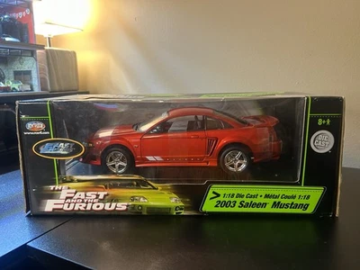 Joyride The Fast And The Furious 2003 Saleen Mustang 1/18 Scale Red Diecast - Image 1 of 4