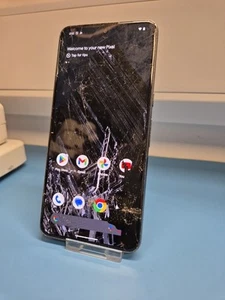 Google Pixel 8 Pro 256GB Obsidian UNLOCKED CRACKED FRONT + BACK + CAMERA LENS - Afbeelding 1 van 11