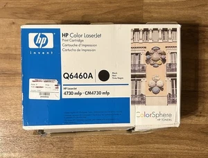HP Q6460A LaserJet 4730mfp Toner Black Open Plastic Unused - Picture 1 of 5