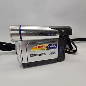 Panasonic Palmcorder PV-DV203 Mini DV Camcorder - Untested Parts Door stays open - Picture 1 of 4