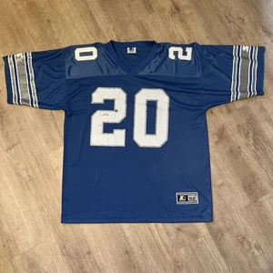Starter Detroit Lions Trikot - Barry Sanders #20 - Größe XL - blau - Bild 1 von 10
