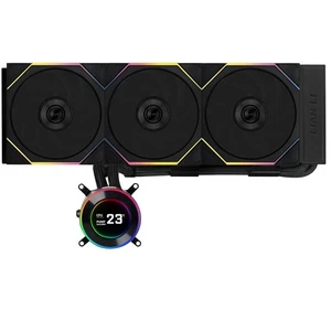 Lian Li Hydroshift II 360 TL RGB Liquid CPU Cooler 360mm AIO 3X 120 RGB Fans New - Picture 1 of 15