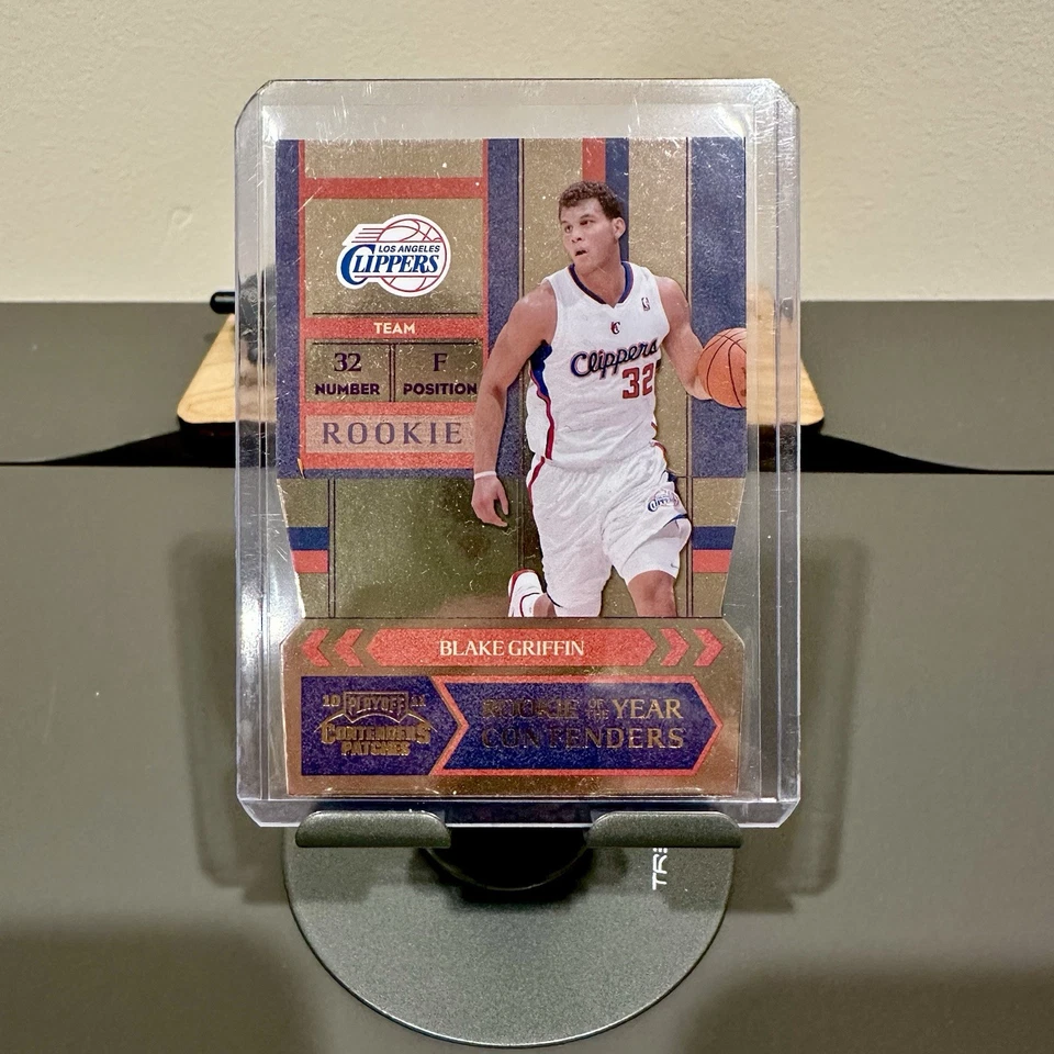 2010-11 Playoff Patches Blake Griffin RC Contenders Rookie Year Gold Die Cut /99 - Image 1 of 1