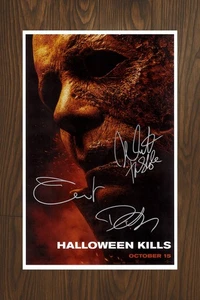HALLOWEEN KILLS Signed Movie Poster 11x17 with COA - Authentic Memorabilia - Picture 1 of 3
