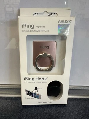 Genuine AAUXX iRing Premium Kickstand & Universal Smartphone Mount ~ Pink ~ NIB - Image 1 of 2