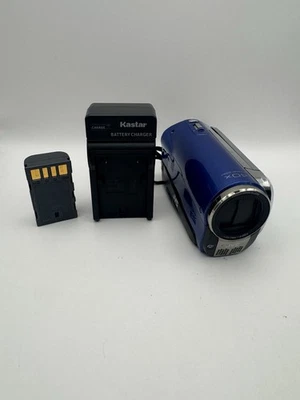 JVC Everio GZ-MS120AU Camcorder - Blue -Tested & Working - Image 1 of 4