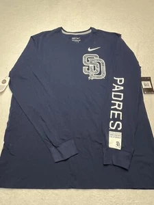 NWT San Diego Padres The Nike Tee MLB Long Sleeve Shirt 3XL - Picture 1 of 6