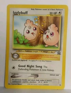 Igglybuff #36 - Black Star Promo - WoTC Pokemon Card - Nintendo  - Picture 1 of 4