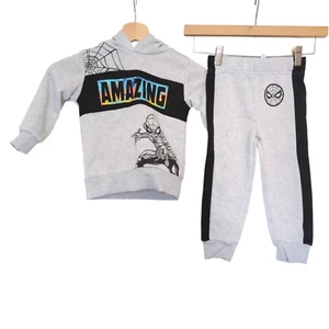 NEU - Marvel Spider-Man Hoodie und Hose Set - Kleinkind 2T - Bild 1 von 6