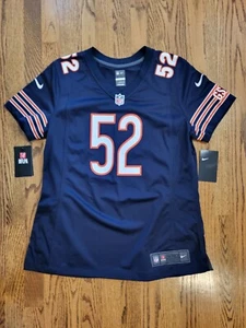 NFL Bears 52 MACK on field jersey NIKE official NFL women large NWT  - Picture 1 of 10