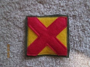 Parche de fieltro de lana de la División de Caballería del Ejército de Estados Unidos de 1930 - Imagen 1 de 1