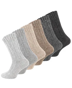 2 Paar Norwegersocken, Stricksocken, Wollsocken, Winter Socken, Strickstrümpfe - Bild 1 von 13