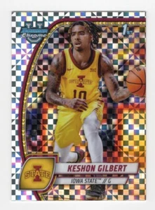 2024-25 Bowman Chrome University X-Fractor #45 Keshon Gilbert Iowa State - Bild 1 von 2