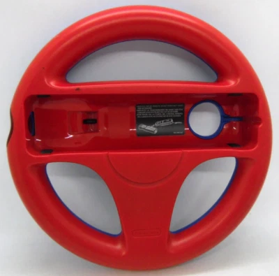 Nintendo Wii / Wii U Mario Kart 8 Blue/Red Steering Wheel - Image 1 of 2