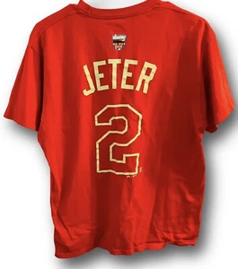 Derek Jeter #2 MLB 2014 MLB AL All-Star T Shirt Size M Tee NY Yankees Majestic - Picture 1 of 5