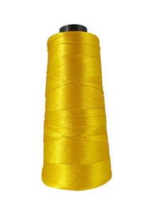 Poly Silk Thread Knitting Spool 3 Ply Yarn Crochet Embroidery Jewelry Making - Picture 1 of 10