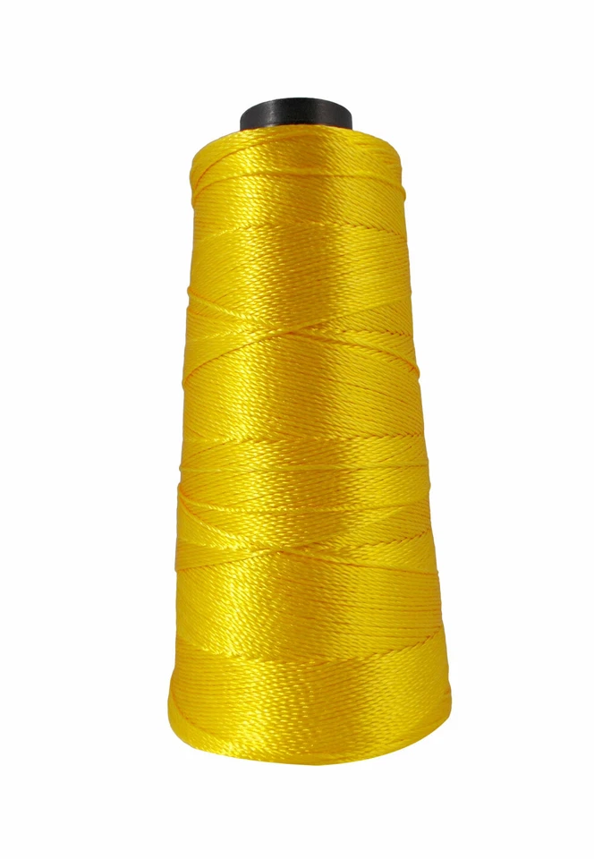 Poly Silk Thread Knitting Spool 3 Ply Yarn Crochet Embroidery Jewelry Making - Image 1 of 1