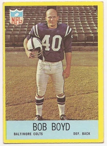 1967 Philadelphia #15 Bob Boyd Baltimore Colts - Foto 1 di 2