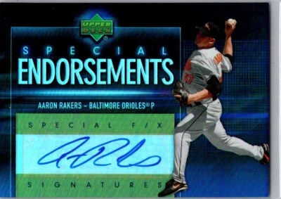 2006 Aaron Rakers #SE-AAU.D. Baltimore Orioles MBBC#84 - Image 1 of 2