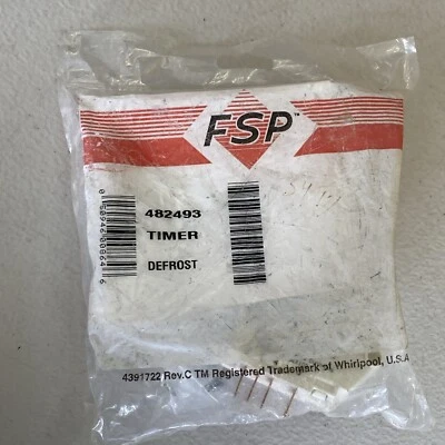 FSP  482493  Refrigerator  Defrost Timer NEW SEALED BAG RS5-B - Image 1 of 4