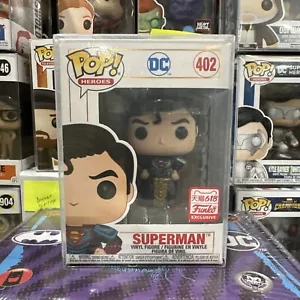 Funko POP! Superman #402 Metallic Asia Exclusive 2021 China Con - Imagen 1 de 9