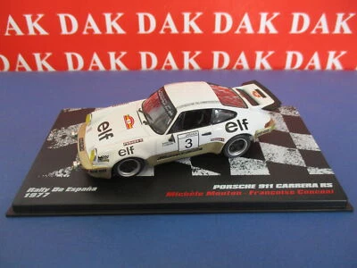 Die cast 1/43 Modellino Auto Porsche 911 Carrera RS Rally de Espana 1977 Mouton - Immagine 1 di 4