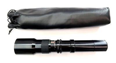 QUANTARAY CN 500mm f/8 Camera Zoom Lens Screw Mount w/ 2X Converter & Soft Case - Image 1 of 4