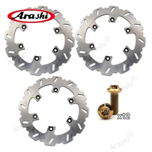 267mm Front Rear Brake Disc Rotor + Bolts For Yamaha RD LC 350 1985-1993 RD350LC - Picture 1 of 9