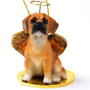 Estatuilla de ángel adorno Puggle pintada a mano - Imagen 1 de 1