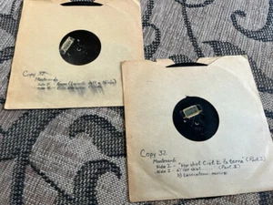 Double 78 rpm ACETATE record Nadia Boulanger, Monteverdi : Madrigals - Imagen 1 de 3